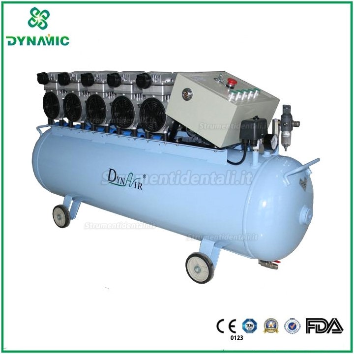 Dynamic DA7005 Compressore senza olio silenziato odontoiatrico 3750W